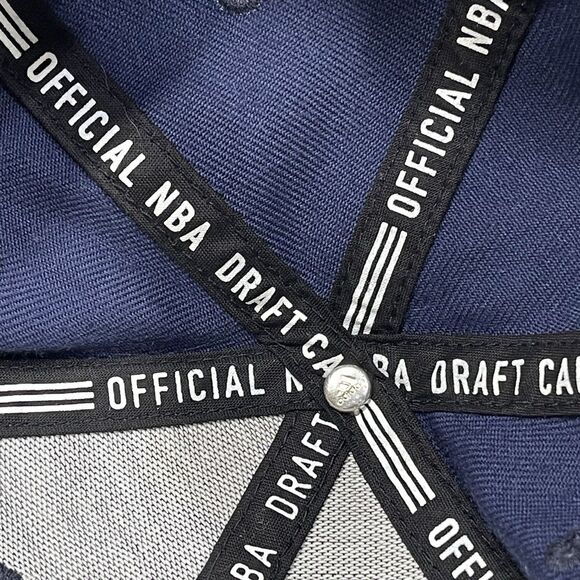 Indiana Pacers Hat Blue Adidas 2014 NBA Draft Spell Out Underbrim Snapback Cap - Picture 10 of 10